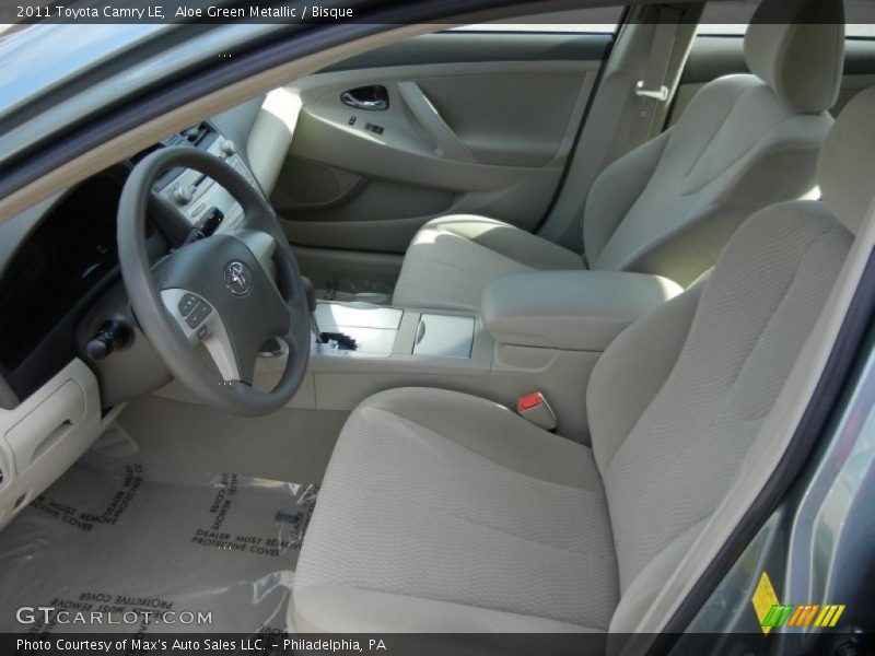Aloe Green Metallic / Bisque 2011 Toyota Camry LE