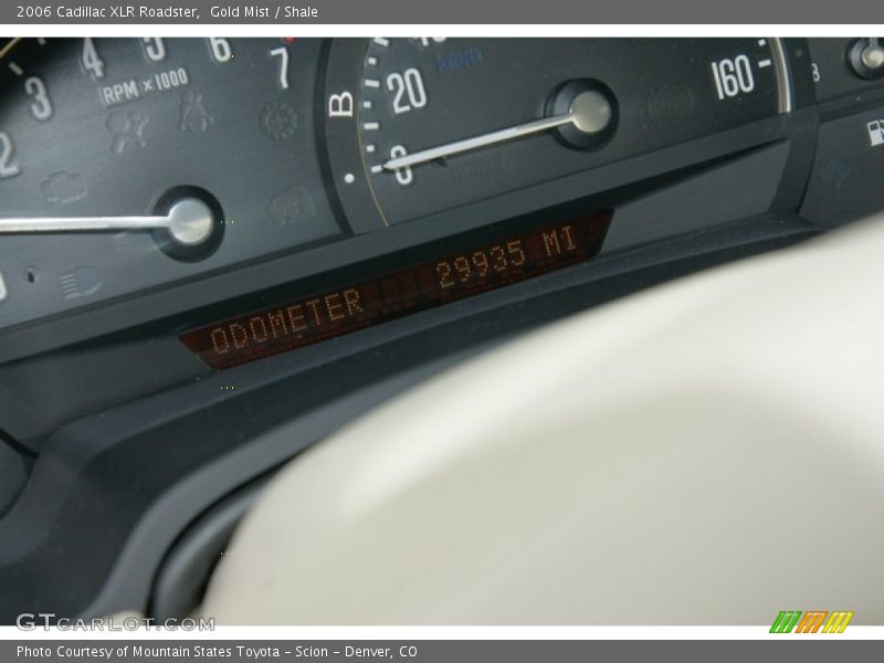 Gold Mist / Shale 2006 Cadillac XLR Roadster
