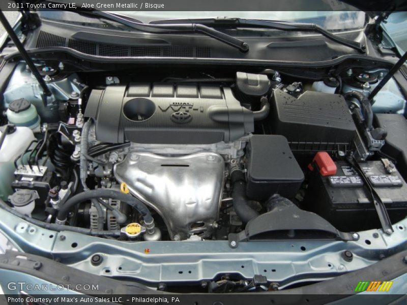 Aloe Green Metallic / Bisque 2011 Toyota Camry LE