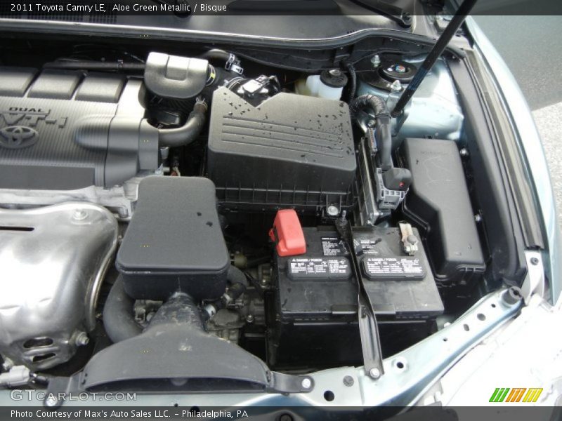 Aloe Green Metallic / Bisque 2011 Toyota Camry LE