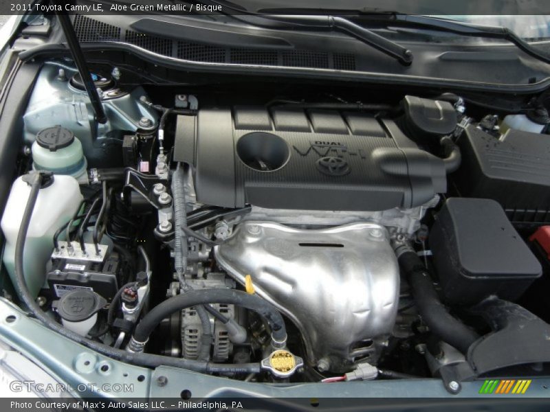 Aloe Green Metallic / Bisque 2011 Toyota Camry LE