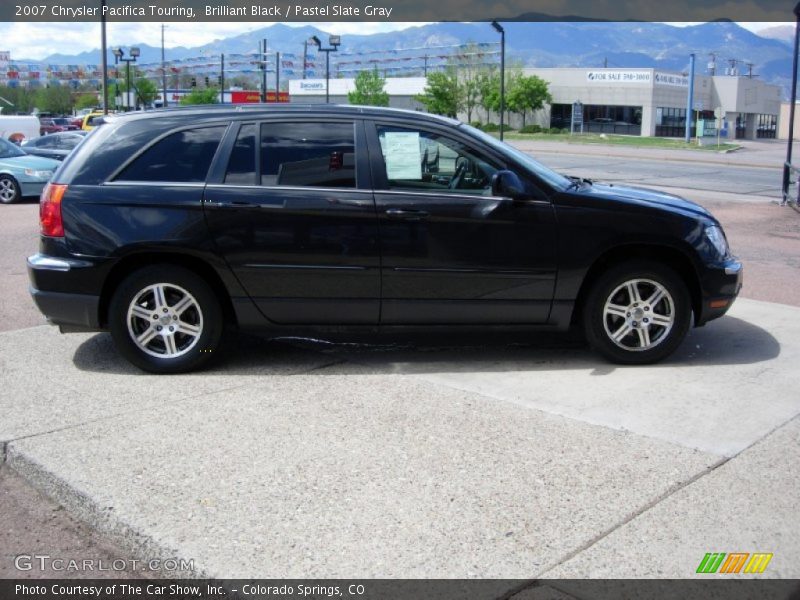 Brilliant Black / Pastel Slate Gray 2007 Chrysler Pacifica Touring