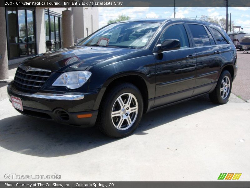 Brilliant Black / Pastel Slate Gray 2007 Chrysler Pacifica Touring