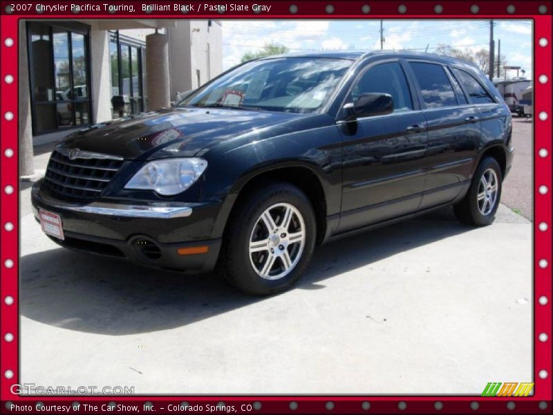 Brilliant Black / Pastel Slate Gray 2007 Chrysler Pacifica Touring