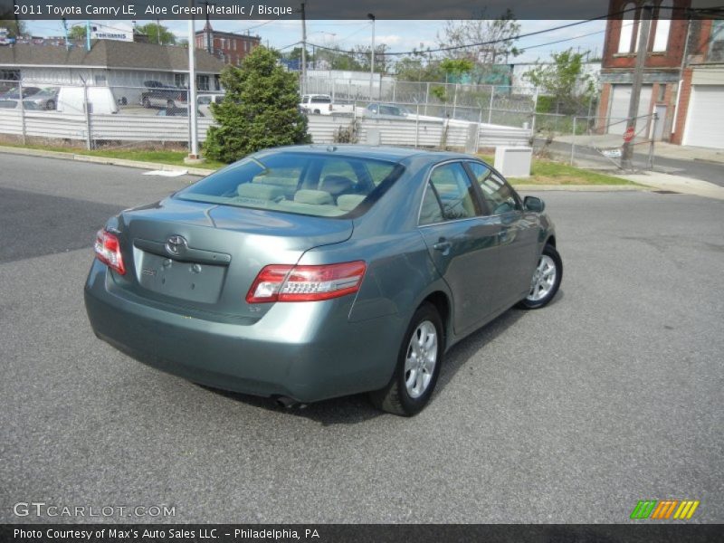 Aloe Green Metallic / Bisque 2011 Toyota Camry LE