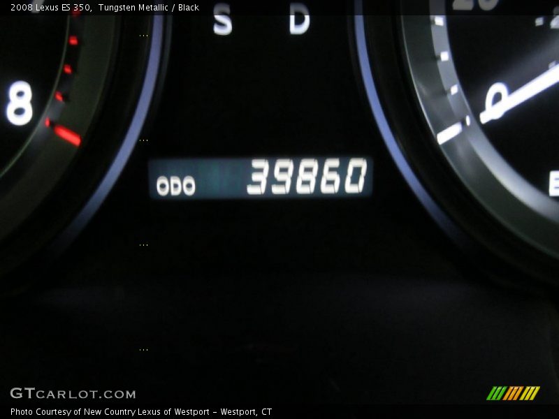 Tungsten Metallic / Black 2008 Lexus ES 350