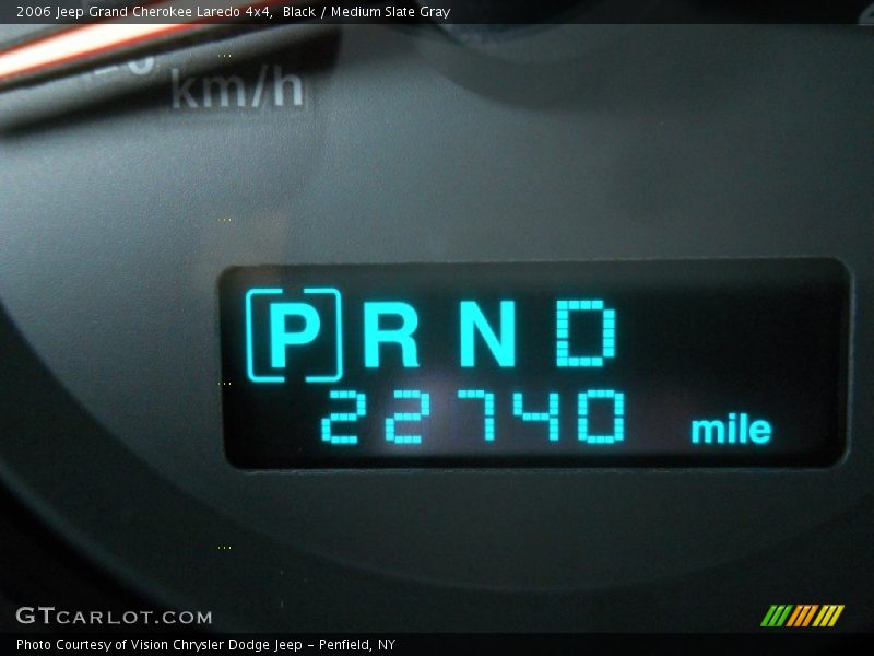 Black / Medium Slate Gray 2006 Jeep Grand Cherokee Laredo 4x4