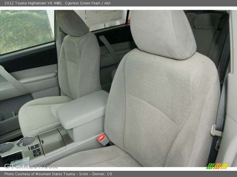 Cypress Green Pearl / Ash 2012 Toyota Highlander V6 4WD