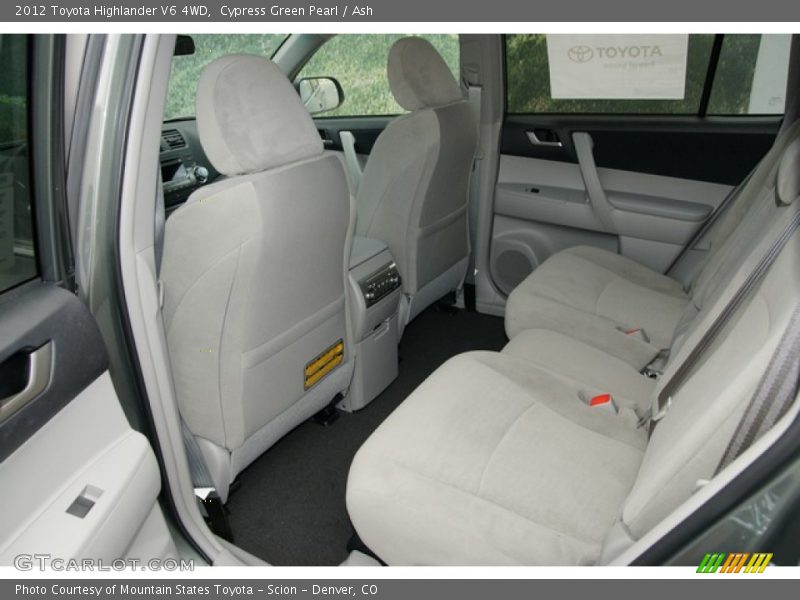 Cypress Green Pearl / Ash 2012 Toyota Highlander V6 4WD