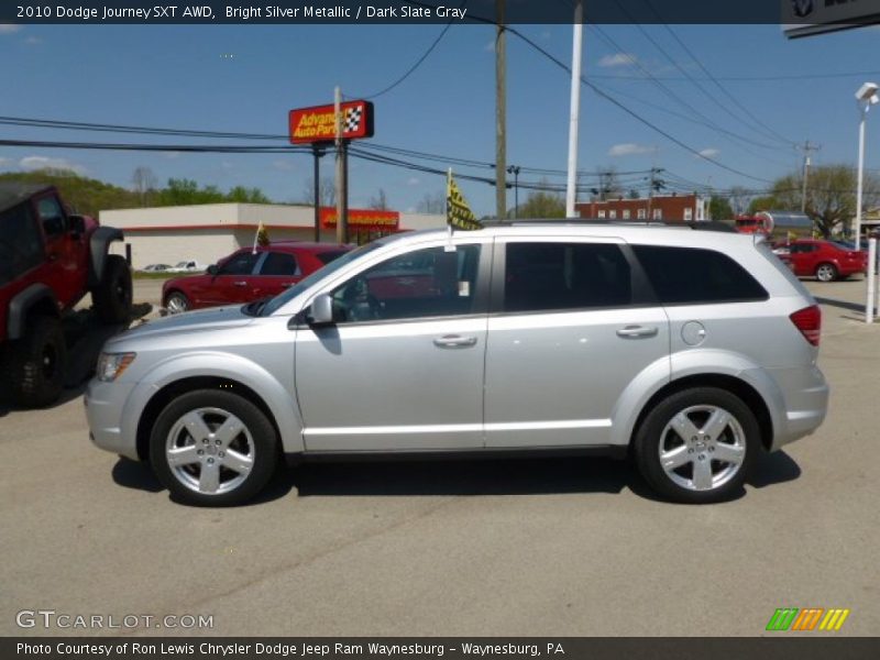 Bright Silver Metallic / Dark Slate Gray 2010 Dodge Journey SXT AWD