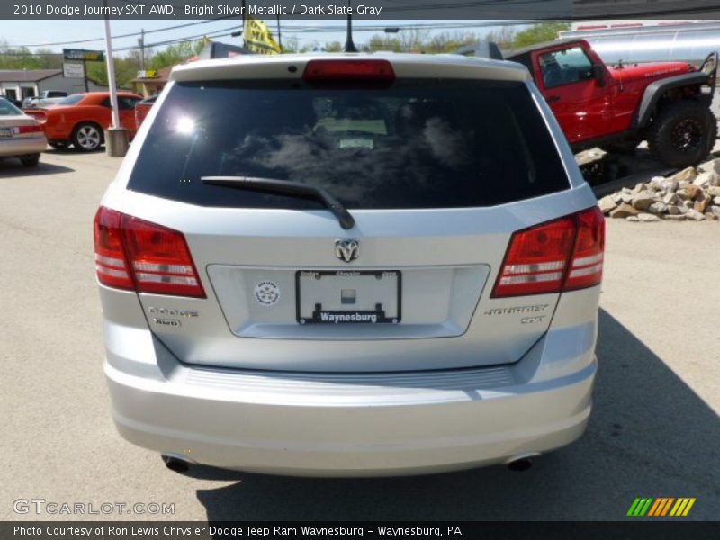 Bright Silver Metallic / Dark Slate Gray 2010 Dodge Journey SXT AWD