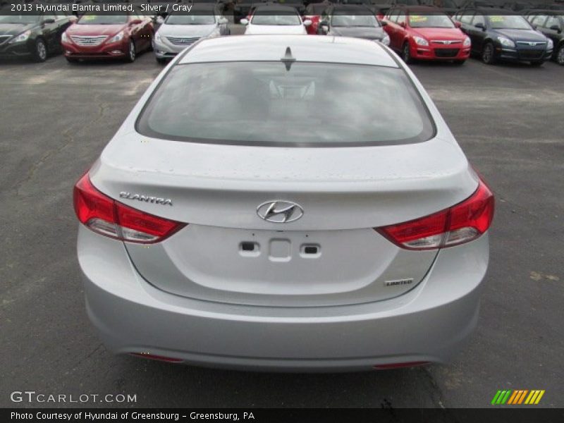 Silver / Gray 2013 Hyundai Elantra Limited