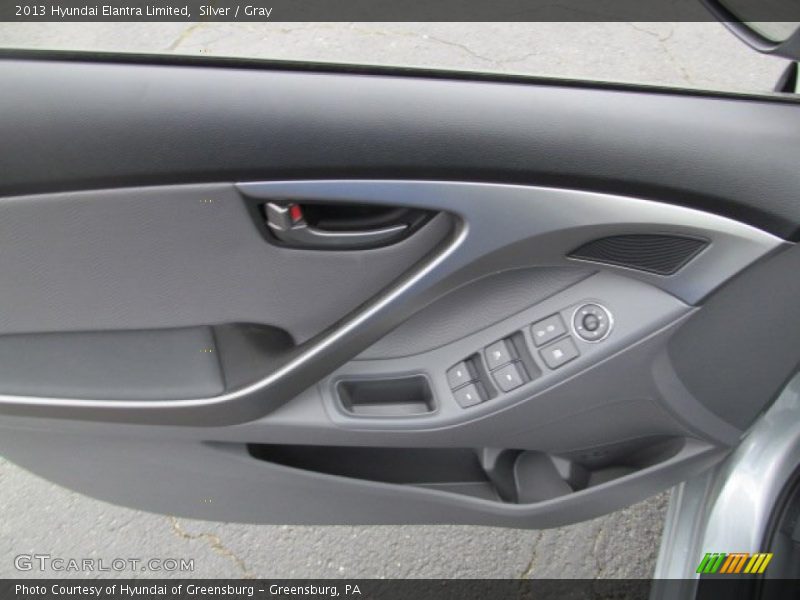 Silver / Gray 2013 Hyundai Elantra Limited