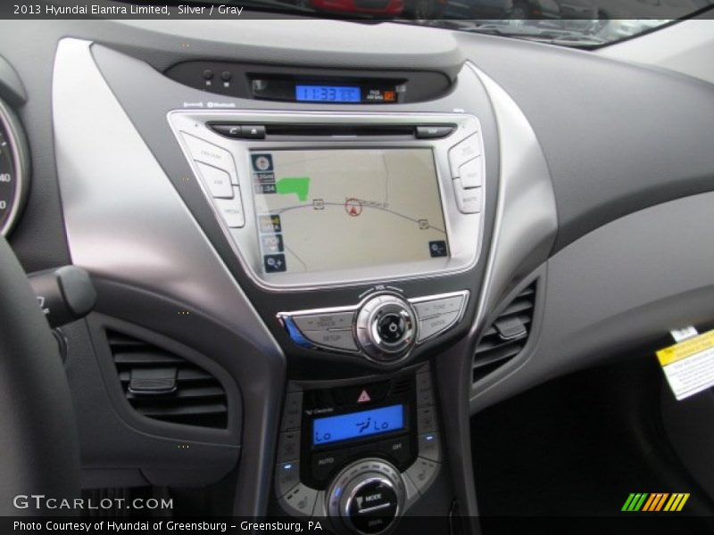 Silver / Gray 2013 Hyundai Elantra Limited