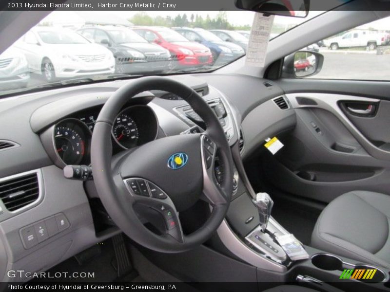 Dashboard of 2013 Elantra Limited