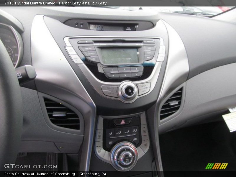 Harbor Gray Metallic / Gray 2013 Hyundai Elantra Limited