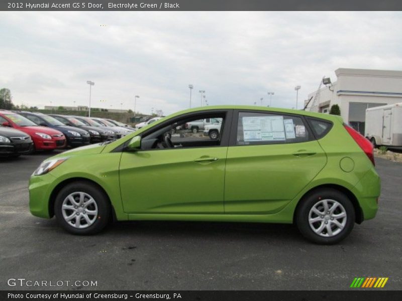  2012 Accent GS 5 Door Electrolyte Green