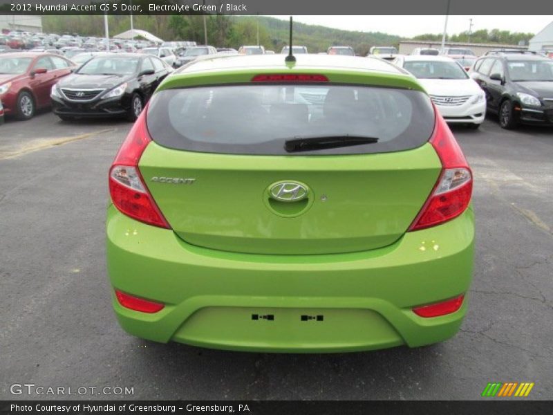  2012 Accent GS 5 Door Electrolyte Green