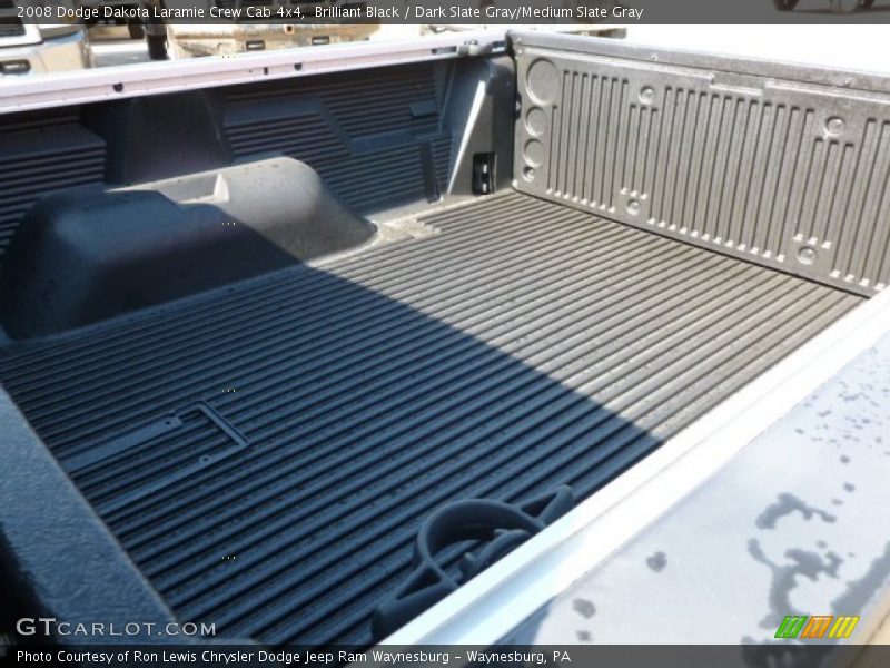 Brilliant Black / Dark Slate Gray/Medium Slate Gray 2008 Dodge Dakota Laramie Crew Cab 4x4