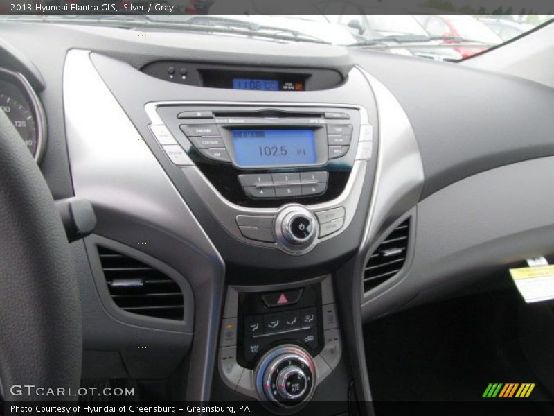 Silver / Gray 2013 Hyundai Elantra GLS