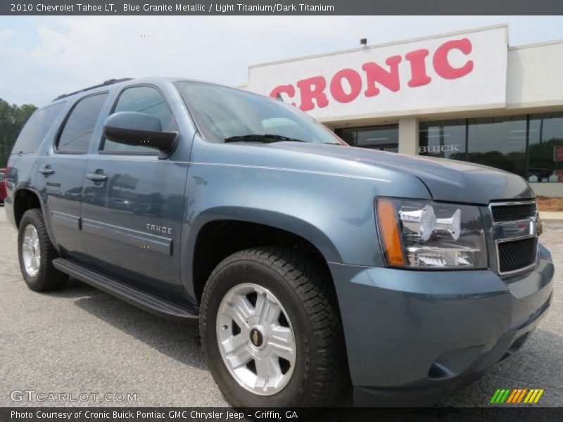 Blue Granite Metallic / Light Titanium/Dark Titanium 2010 Chevrolet Tahoe LT