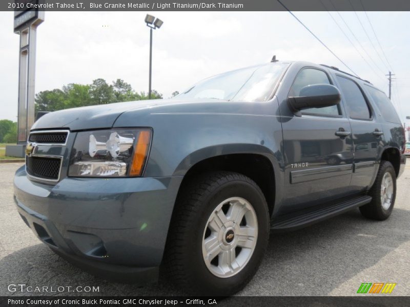 Blue Granite Metallic / Light Titanium/Dark Titanium 2010 Chevrolet Tahoe LT