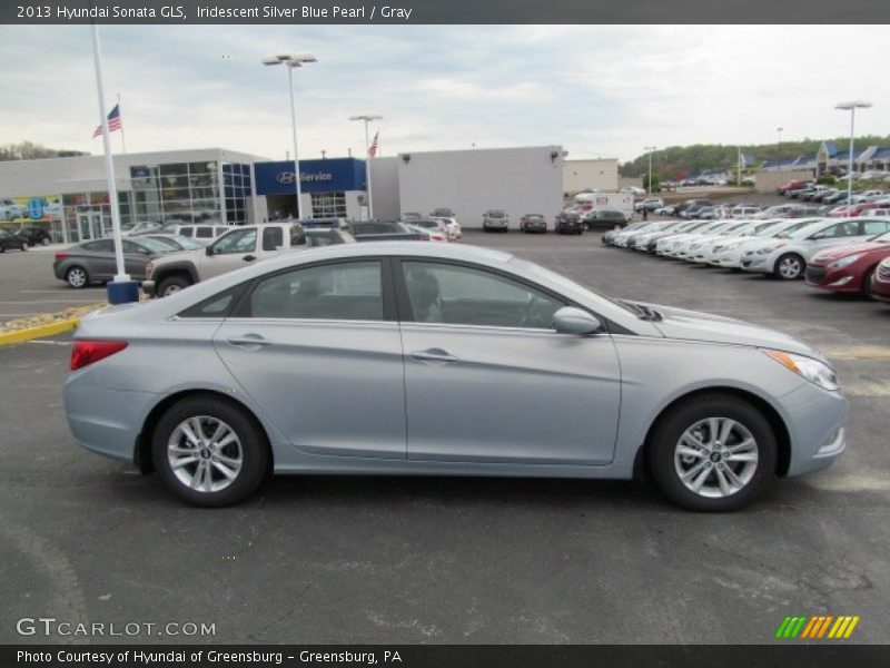 Iridescent Silver Blue Pearl / Gray 2013 Hyundai Sonata GLS