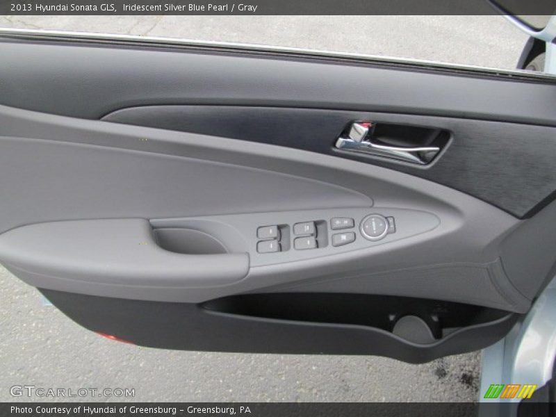 Iridescent Silver Blue Pearl / Gray 2013 Hyundai Sonata GLS