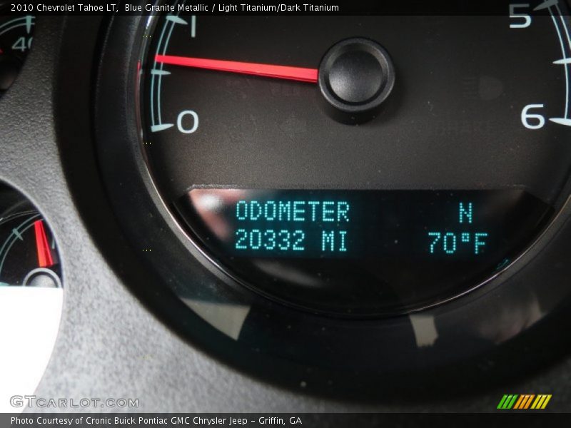 Blue Granite Metallic / Light Titanium/Dark Titanium 2010 Chevrolet Tahoe LT