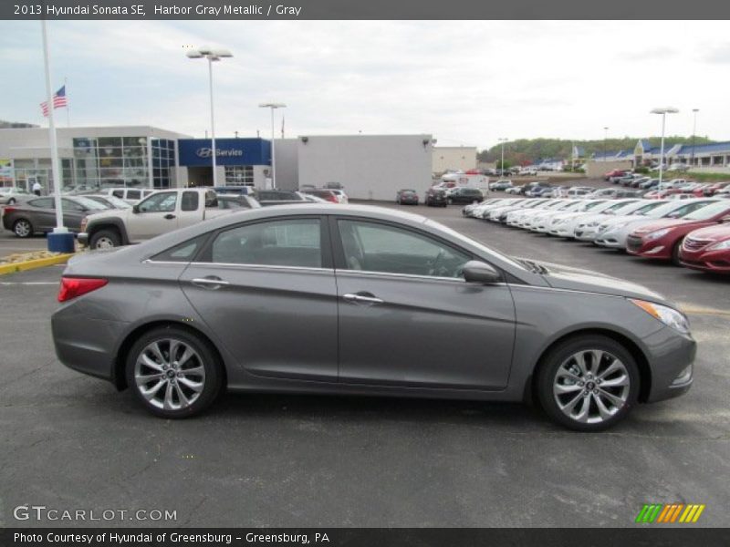 Harbor Gray Metallic / Gray 2013 Hyundai Sonata SE