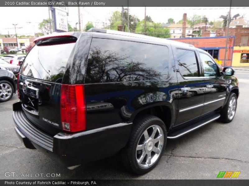 Black Raven / Ebony 2010 Cadillac Escalade ESV AWD
