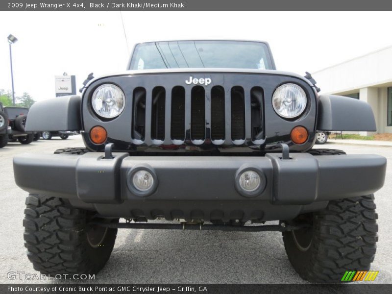 Black / Dark Khaki/Medium Khaki 2009 Jeep Wrangler X 4x4