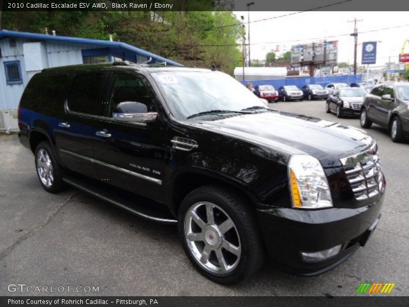Black Raven / Ebony 2010 Cadillac Escalade ESV AWD