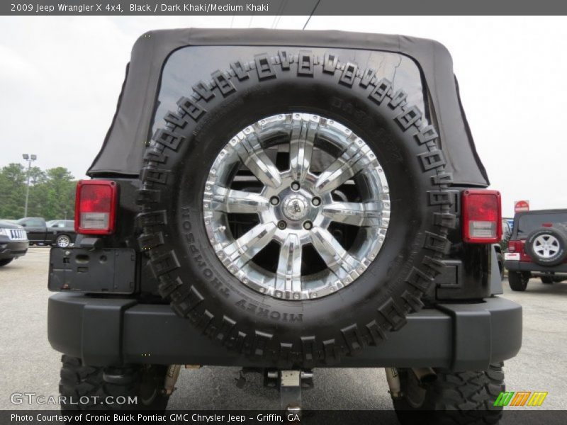 Black / Dark Khaki/Medium Khaki 2009 Jeep Wrangler X 4x4