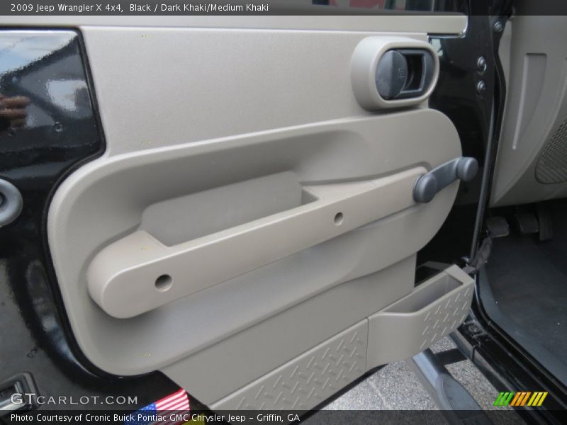 Black / Dark Khaki/Medium Khaki 2009 Jeep Wrangler X 4x4