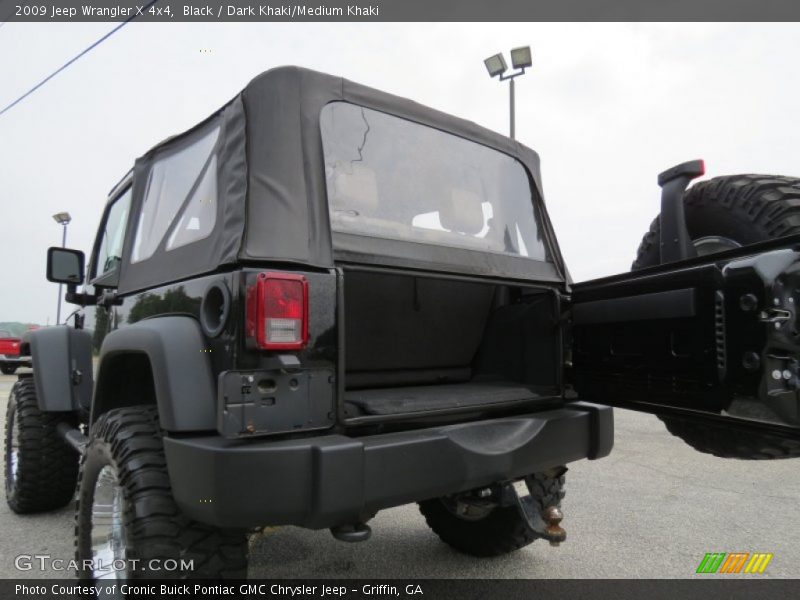 Black / Dark Khaki/Medium Khaki 2009 Jeep Wrangler X 4x4