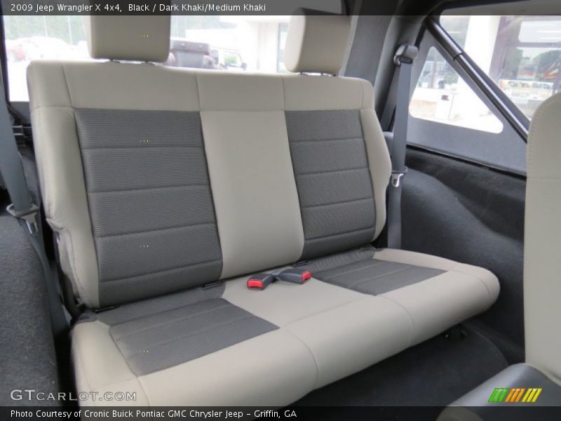 Black / Dark Khaki/Medium Khaki 2009 Jeep Wrangler X 4x4