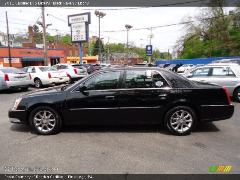 Black Raven / Ebony 2011 Cadillac DTS Luxury