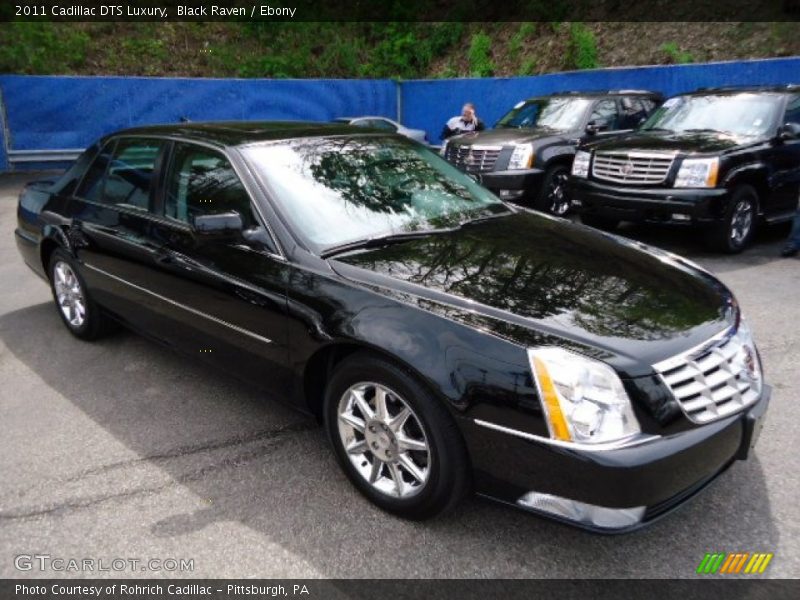 Black Raven / Ebony 2011 Cadillac DTS Luxury