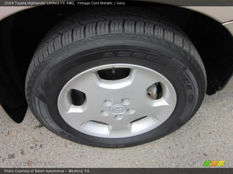 Vintage Gold Metallic / Ivory 2004 Toyota Highlander Limited V6 4WD