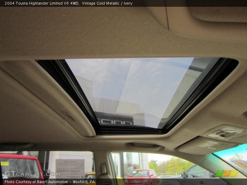 Vintage Gold Metallic / Ivory 2004 Toyota Highlander Limited V6 4WD