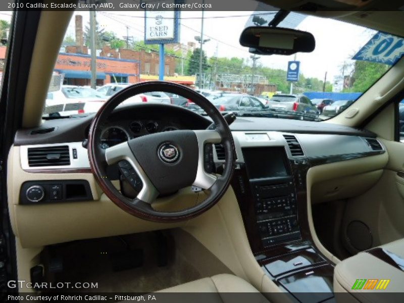 Galaxy Gray / Cashmere/Cocoa 2010 Cadillac Escalade Luxury AWD