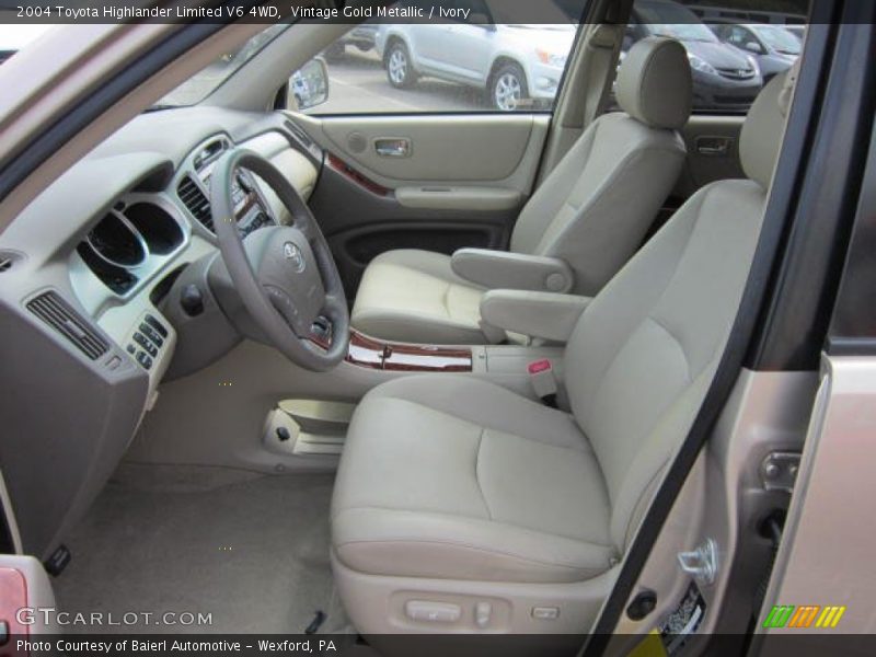 Vintage Gold Metallic / Ivory 2004 Toyota Highlander Limited V6 4WD