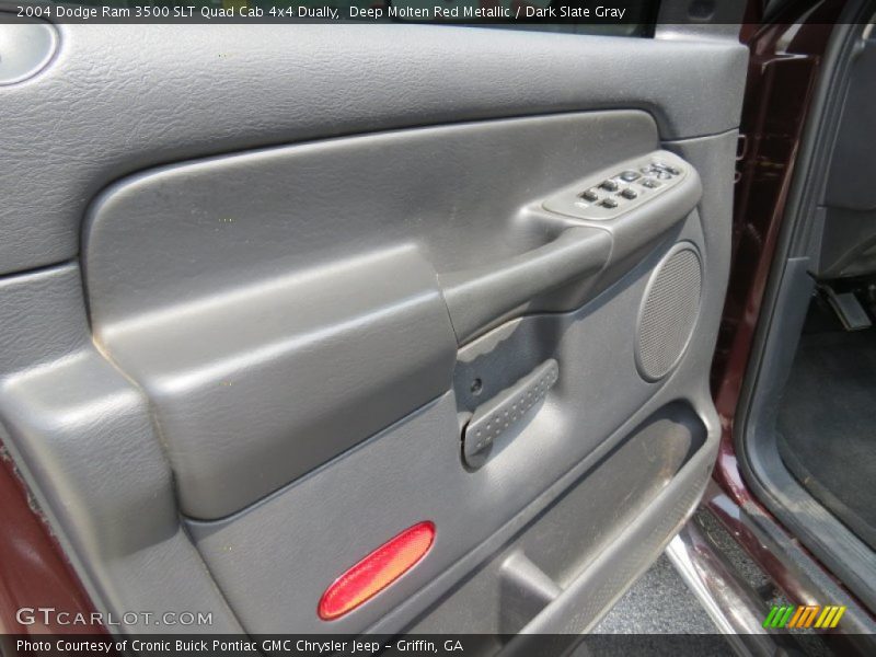 Deep Molten Red Metallic / Dark Slate Gray 2004 Dodge Ram 3500 SLT Quad Cab 4x4 Dually