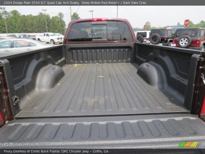 Deep Molten Red Metallic / Dark Slate Gray 2004 Dodge Ram 3500 SLT Quad Cab 4x4 Dually
