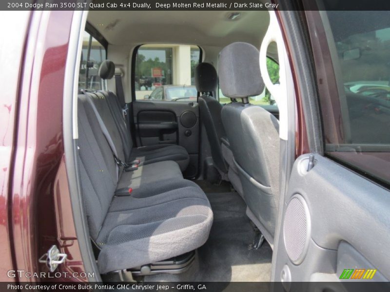 Deep Molten Red Metallic / Dark Slate Gray 2004 Dodge Ram 3500 SLT Quad Cab 4x4 Dually