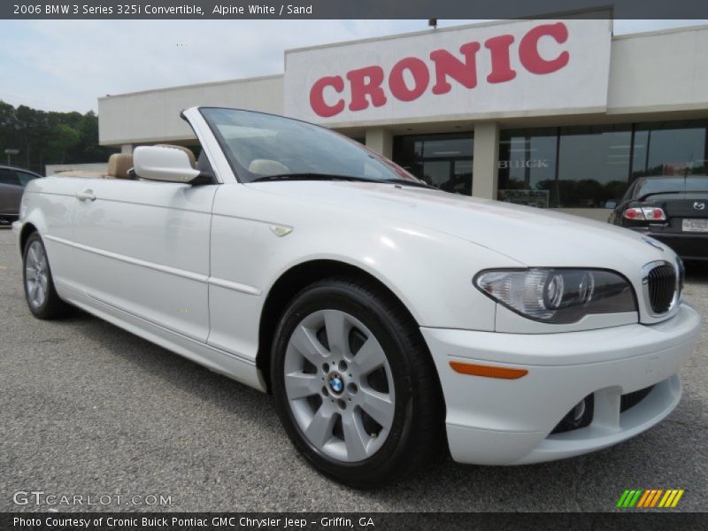 Alpine White / Sand 2006 BMW 3 Series 325i Convertible