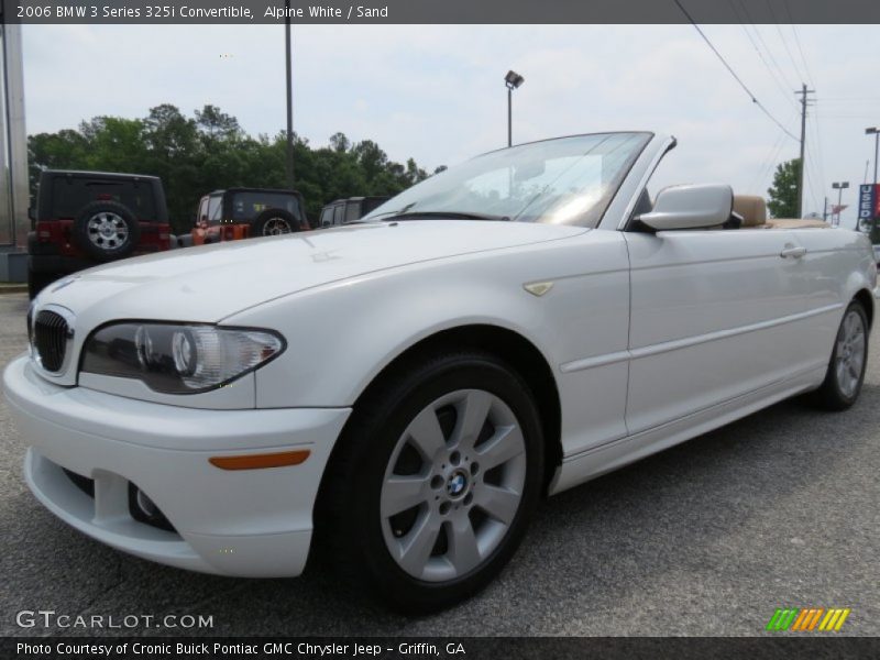 Alpine White / Sand 2006 BMW 3 Series 325i Convertible