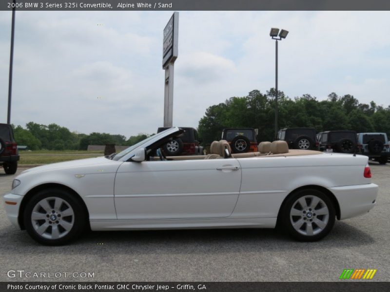Alpine White / Sand 2006 BMW 3 Series 325i Convertible