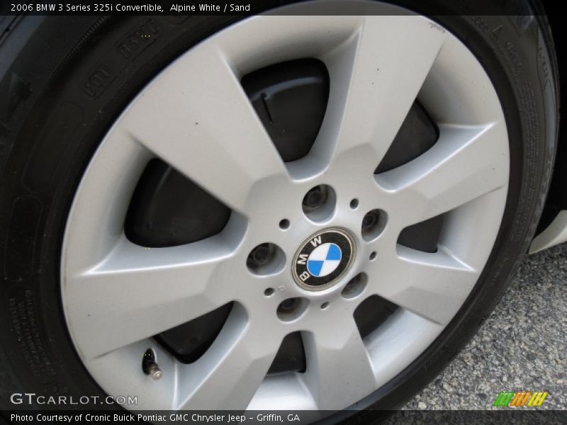 Alpine White / Sand 2006 BMW 3 Series 325i Convertible